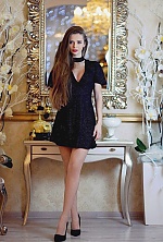 Ukrainian mail order bride Ksenia from Los Angeles with brunette hair and grey eye color - image 8