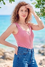 Ukrainian mail order bride Yana from Chernihiv with red hair and blue eye color - image 5