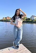 Ukrainian mail order bride Ilona from Kharkiv with black hair and brown eye color - image 3