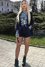 Ukrainian mail order bride Viktoriia from Sumy with blonde hair and blue eye color - image 10