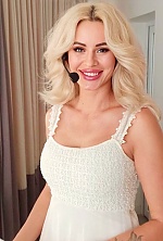 Ukrainian mail order bride Tatiana from Dnipro with blonde hair and blue eye color - image 2