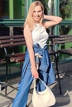 Ukrainian mail order bride Lada from Kyiv with blonde hair and blue eye color - image 7