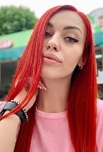 Ukrainian mail order bride Iryna from Kropyvnytskyi with red hair and blue eye color - image 7
