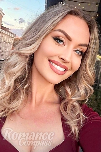 Ukrainian mail order bride Natalia from Kryvyi Rih with blonde hair and blue eye color - image 1