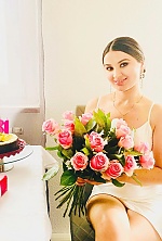 Ukrainian mail order bride Olena from Leipzig with black hair and hazel eye color - image 14