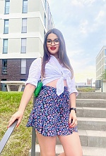 Ukrainian mail order bride Olena from Leipzig with black hair and hazel eye color - image 21