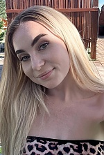 Ukrainian mail order bride Kateryna from Ottawa with blonde hair and blue eye color - image 4