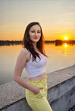 Ukrainian mail order bride Nadiia from Kaniv with light brown hair and blue eye color - image 12
