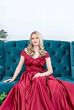 Ukrainian mail order bride Nadiia from Kaniv with light brown hair and blue eye color - image 3