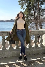 Ukrainian mail order bride Alona from Kyiv with brunette hair and green eye color - image 18