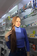 Ukrainian mail order bride Yuliia from Odesa with light brown hair and grey eye color - image 7