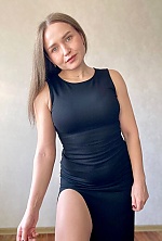 Ukrainian mail order bride Alena from Zaporizhzhya with black hair and green eye color - image 5