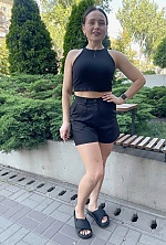 Ukrainian mail order bride Alena from Zaporizhzhya with black hair and green eye color - image 9