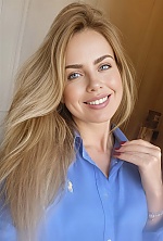 Ukrainian mail order bride Valentina from Kyiv with blonde hair and blue eye color - image 6