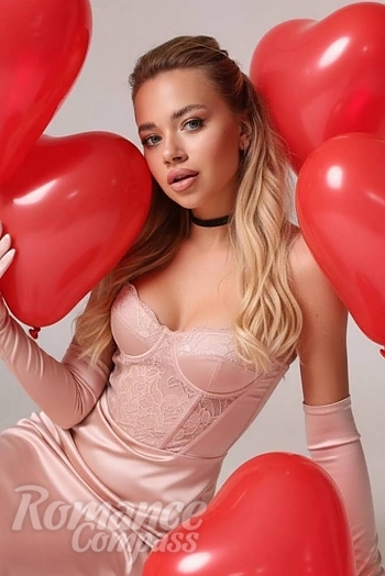 Ukrainian mail order bride Sofiia from Kyiv with blonde hair and blue eye color - image 1