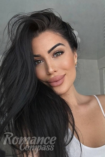 Ukrainian mail order bride Anastasiia from Kyiv with brunette hair and brown eye color - image 1