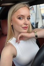 Ukrainian mail order bride Karina from Chicago with blonde hair and blue eye color - image 3