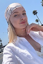 Ukrainian mail order bride Karina from Chicago with blonde hair and blue eye color - image 12