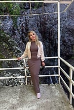 Ukrainian mail order bride Indira from Astana with blonde hair and brown eye color - image 4