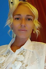 Ukrainian mail order bride Darina from Kyiv with blonde hair and green eye color - image 20