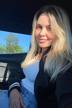 Ukrainian mail order bride Liudmyla from Kyiv with blonde hair and green eye color - image 9