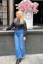 Ukrainian mail order bride Liudmyla from Kyiv with blonde hair and green eye color - image 25