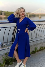Ukrainian mail order bride Anna from Kyiv with blonde hair and blue eye color - image 3