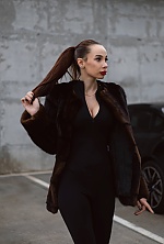 Ukrainian mail order bride Anastasia from Kyiv with black hair and brown eye color - image 9