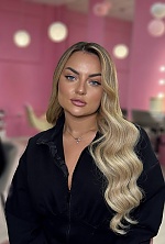 Ukrainian mail order bride Ivanna from Kyiv with blonde hair and blue eye color - image 2