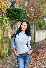Ukrainian mail order bride Anastasia from Grand-Charmont with black hair and grey eye color - image 3