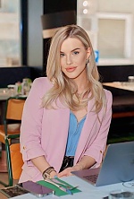 Ukrainian mail order bride Sofia from Zaporizhzhya with blonde hair and blue eye color - image 3