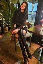 Ukrainian mail order bride Yana from Marbella with brunette hair and blue eye color - image 2