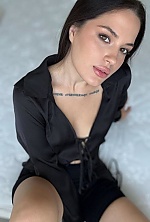 Ukrainian mail order bride Valeria from Slobozia with brunette hair and black eye color - image 6