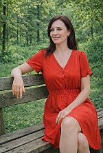 Ukrainian mail order bride Vanda from Kyiv with brunette hair and blue eye color - image 3