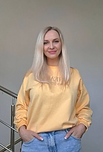 Ukrainian mail order bride Yana from Zaporizhzhya with blonde hair and grey eye color - image 5