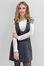 Ukrainian mail order bride Anastasia from Kyiv with blonde hair and green eye color - image 10