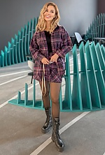 Ukrainian mail order bride Anastasia from Kyiv with blonde hair and green eye color - image 2