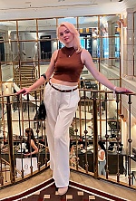 Ukrainian mail order bride Nadiia from Munich with blonde hair and green eye color - image 7