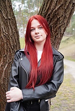 Ukrainian mail order bride Kateryna from Cherkasy with red hair and green eye color - image 8