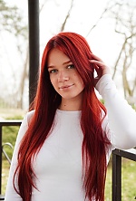 Ukrainian mail order bride Kateryna from Cherkasy with red hair and green eye color - image 9