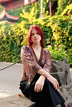 Ukrainian mail order bride Kateryna from Cherkasy with red hair and green eye color - image 17