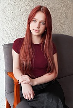Ukrainian mail order bride Kateryna from Cherkasy with red hair and green eye color - image 2