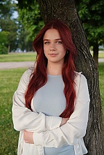 Ukrainian mail order bride Kateryna from Cherkasy with red hair and green eye color - image 14