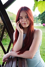 Ukrainian mail order bride Kateryna from Cherkasy with red hair and green eye color - image 16