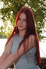 Ukrainian mail order bride Kateryna from Cherkasy with red hair and green eye color - image 11