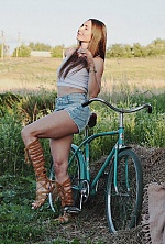 Ukrainian mail order bride Alena from Kharkiv with black hair and green eye color - image 11