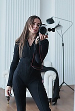 Ukrainian mail order bride Alena from Kharkiv with black hair and green eye color - image 12