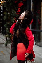 Ukrainian mail order bride Alena from Kharkiv with black hair and green eye color - image 15