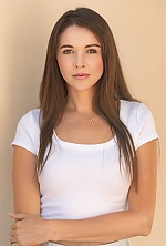 Ukrainian mail order bride Ruslana from Los Angeles with brunette hair and green eye color - image 8