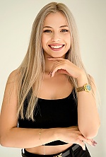 Ukrainian mail order bride Katerina from Warsaw with blonde hair and blue eye color - image 3